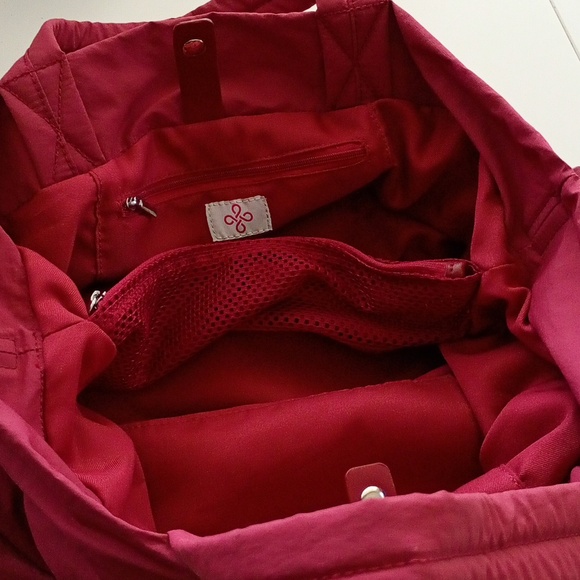 Shambala Rustic Raspberry Canvas Tote Bag - Picture 3 of 7